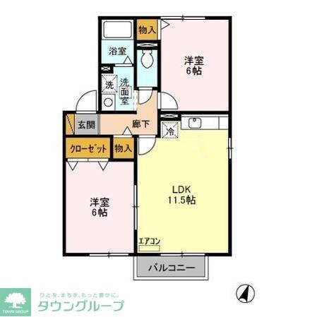 グリーンテリア 第10の物件間取画像